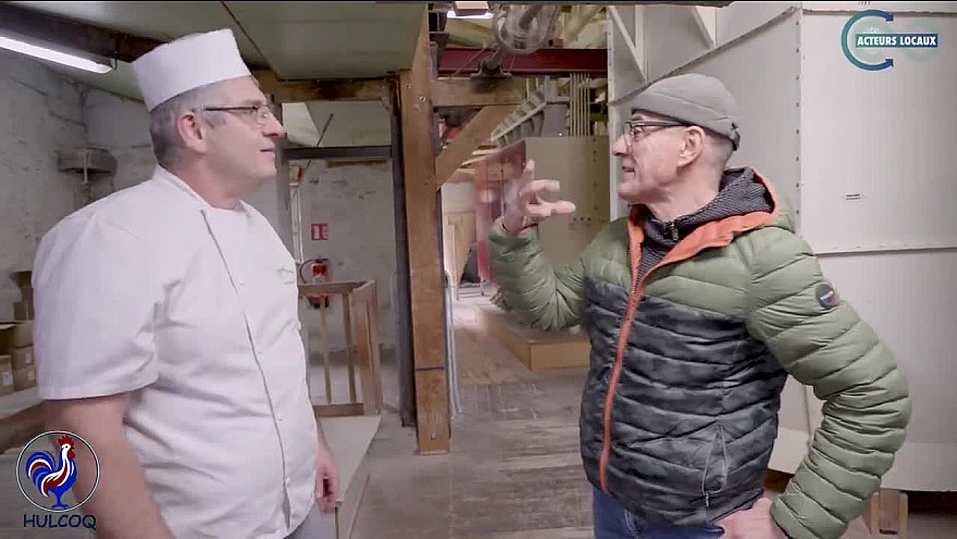 TvLocale 'J'irai pétrir chez vous' - David Fevre artisan boulanger chez son meunier Luc Thibaud