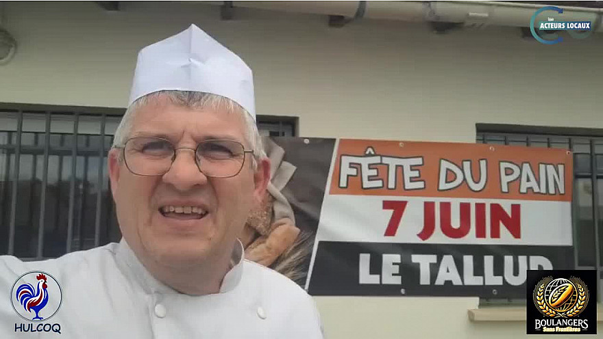 TvLocale 'Boulangers sans Frontières' - Dernière annonce...? de David Fevre artisan boulanger pour la 'Fête du Pain' du dimanche 7 juin au Tallud (79)