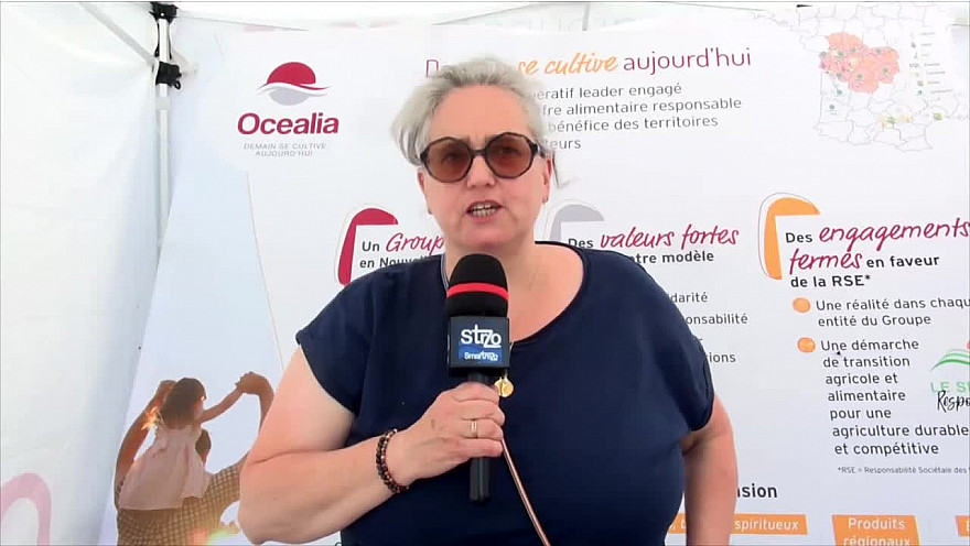 Evelyne Laché, agricultrice, vice-présidente de la coopérative Ocealia et présidente de l'association Dynamique Céréalière. Acteurs locaux 79